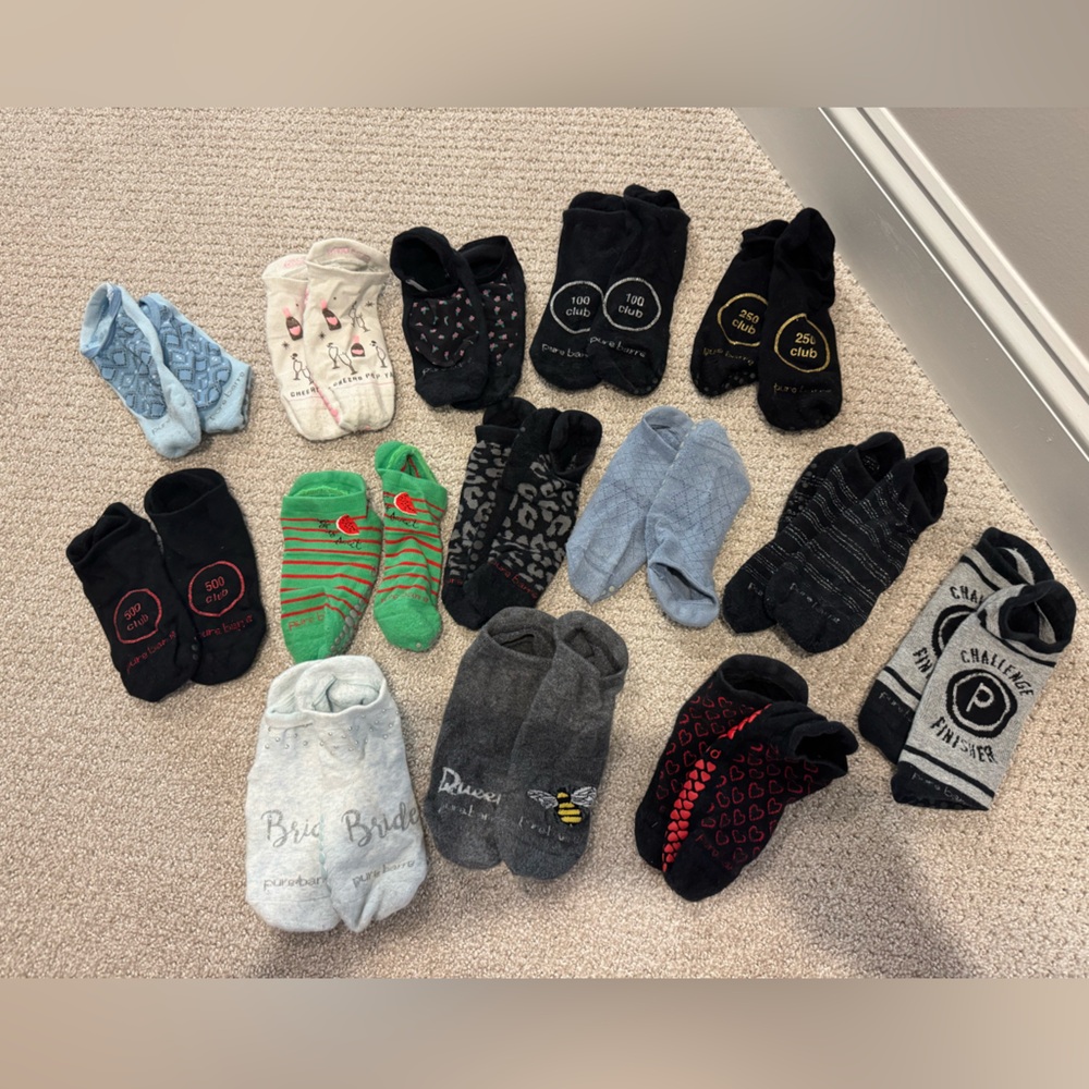 Pure Barre Assorted Socks